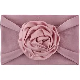 SYGA Baby Headbands Soft Nylon Fancy Flower Strechable Hairbands For Newborn Infant Toddlers Kids 0-3 Year (Taro Purple)-picture-13