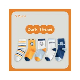 SYGA 5 Pairs Baby Girl & Baby Boy Socks, Toddlers Infant Cotton Stretch Crew Socks with Theme Design, Suitable for 0-2 Years baby-picture-28