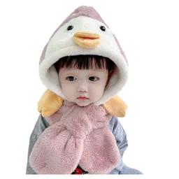 SYGA Baby Winter Warm Cap Ear Protection Beanie Hat Duck Design Pink - Diameter 12 cm-picture-26