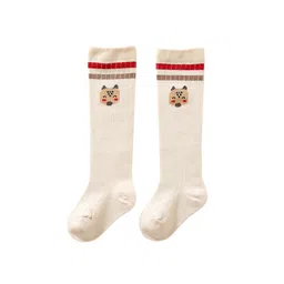 SYGA Cotton Knitted Socks - Light Khaki-picture-22