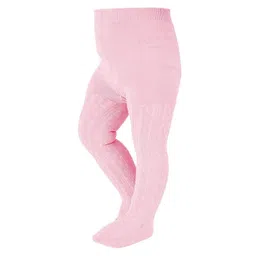 SYGA Cotton Solid Knit Tight Leggings - Pink-picture-14