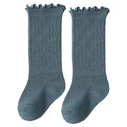 SYGA Cotton Solid Socks- Blue-picture-26