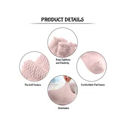 SYGA Cotton Solid Socks - Pink image 4