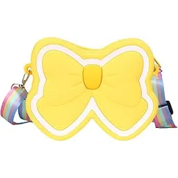 syga Girls Cute Silicone Bow-Shaped for Girls Mini Shoulder Bag with Rainbow Strap-picture-45
