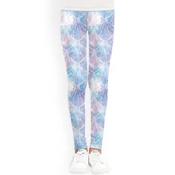 SYGA Girls Printed Ankle-Length Leggings-image-9