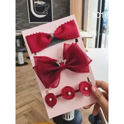 SYGA Girls Set of 3 Bow & Flower Detail Hairbands-picture-36