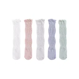 SYGA Kids Pack Of 5 Cotton Above Knee-Length Socks-picture-38