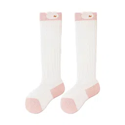 SYGA Kids Patterned Above Knee Length Cotton Socks-picture-24