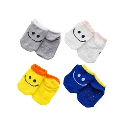 SYGA Kids Set Of 4 Organic Cotton Ankle Length Socks-image-21