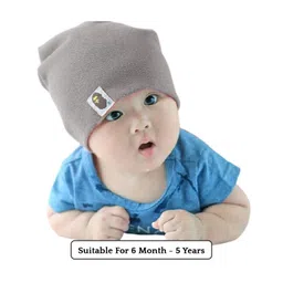 Syga Small Knitted Cap Grey - Circumference 40 to 55 cm-picture-22