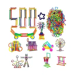 Syga Stick Shaped Building Blocks Set Multicolor - 500 Pieces-picture-14