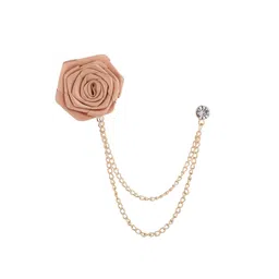SYGA Unisex Floral Brooch With Chain-picture-15