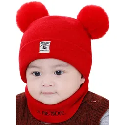 SYGA Unisex Kids Solid Woollen Beanie-picture-42