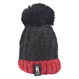 SYGA Unisex Kids Solid Woollen Beanie-picture-37