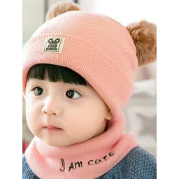 SYGA Unisex Kids Solid Woollen Beanie-picture-12