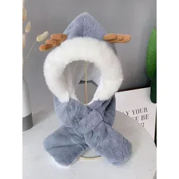 SYGA Unisex Kids Solid Woollen Beanie image 3