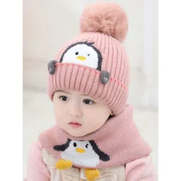 SYGA Unisex Kids Woollen Beanie-picture-15