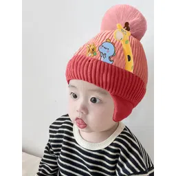 SYGA Unisex Kids Woollen Beanie-picture-34