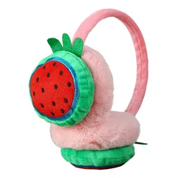 SYGA Winter Fashion Cute Plush Earmuffs Watermelon Cartoon Design Free Size-picture-19