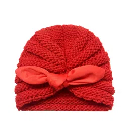 SYGA Winter Knitted Hat Rabbit Ears - Red-image-31