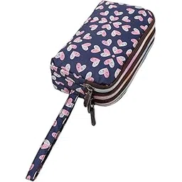 syga Women's Clutch Canvas Art Three-Layer Long Wallet Women's Handbag Large Capacity Key Coin Purse Casual Mobile Phone Bag-picture-20