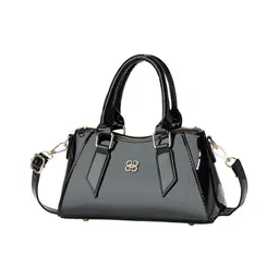 SYGA Women's Handbag,Pillow Design, Shoulder Messenger Bag with Gold Hardware(Black)-picture-12