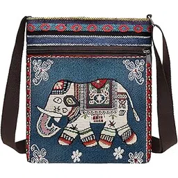 syga Women'S Jacquard Cloth Material With Butterfly Pattern, Sling Bag-picture-11