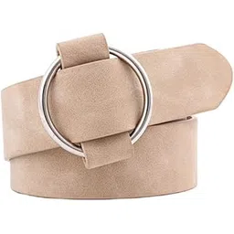 syga Women's Leather Belt – Casual Fashion Wide Belt with Needle-Free Round Buckle-picture-39