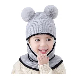 SYGA Wool Knitted Cap - Grey-picture-37