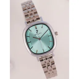 Sylvi Women Patterned Dial & Stainless Steel Straps Analogue Multi Function Watch EL-pista-SLVR-chain-picture-11