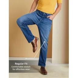 symbol premium Men's Cotton Stretch Jeans (Regular Fit) image 3