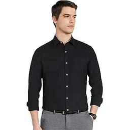 symbol premium Men's Cotton Smart Casual Shirt (Regular Fit | Solid Oxford | All Day Fresh)-picture-25
