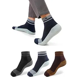Symbol Premium Men's Cotton Sports Socks | High Ankle Length | Odour-Free & Anti-bacterial | Cushioned Base | Available in Combo Packs-picture-16