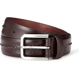 symbol premium Men's Genuine Leather Casual Brown Belt-picture-14
