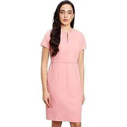 symbol premium Women's 'Desk-to-Dinner' Sheath Dress (Knee Length) (Available in Plus Sizes)-picture-25