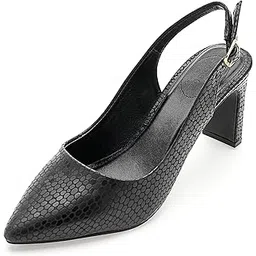 symbol premium Women's 'Desk to Dinner' Slingback Pumps (Ortholite Insole|Stylish Heels)-picture-35