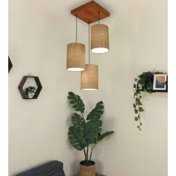 Elementary Jute Shade Cluster Hanging Light by Symplify-picture-32