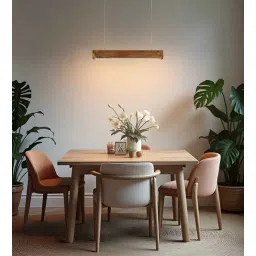 Slimline 24 Brown Wooden LED Hanging Lamp-image-5