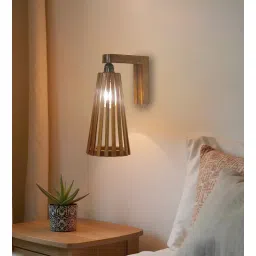 symplify Billet Wooden Novelty Wall Light (Natural Wood)-picture-33
