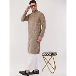 Sypher Boutique Men Printed Regular Kurta with Pyjamas-picture-34