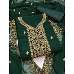 SYS Brand - Shop Your Style Floral Embroidered Unstitched Dress Material-picture-19