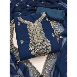 SYS Brand - Shop Your Style Floral Embroidered Unstitched Dress Material-picture-21