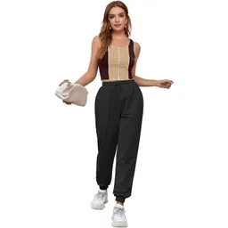 SZN Colourblocked Round Neck Sleeveless Crop Top-picture-23