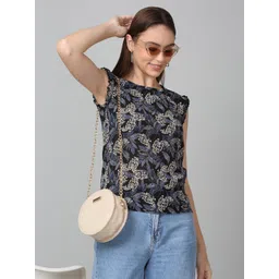 SZN Floral Print Top image 5
