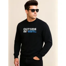 SZN Men Black Fleece Printed Sweatshirt-picture-46