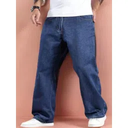 SZN Men Classic Mid-Rise Baggy Denim Stretchable Jeans-picture-17