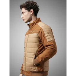SZN Men Colourblocked Lightweight Puffer Jacket image 5
