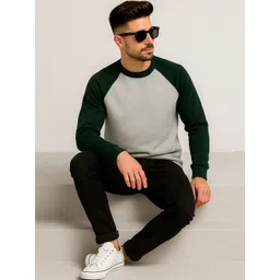 SZN Men Colourblocked Sweatshirt-picture-31