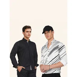 SZN Men Comfort Printed Casual Shirt-picture-41