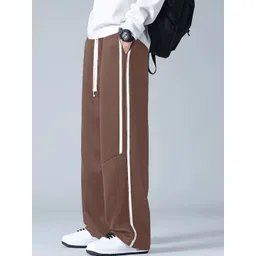 SZN Men High-Rise Easy Wash Trousers-picture-34